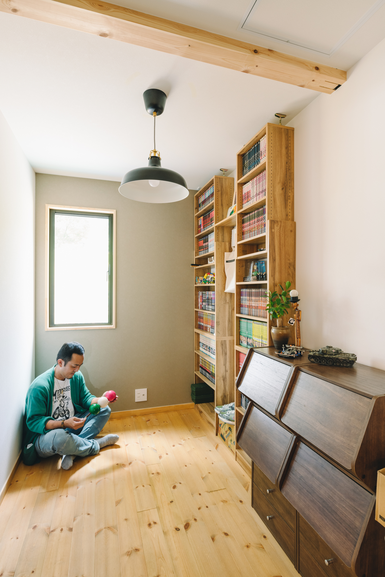DIY&アウトドアが似合うログハウスのような店舗兼用の平屋COVACO | 福岡の新築一戸建て・注文住宅はアーキテックスハウジングへ